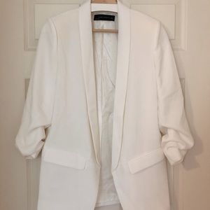 Zara blazer with rolled-up sleeves